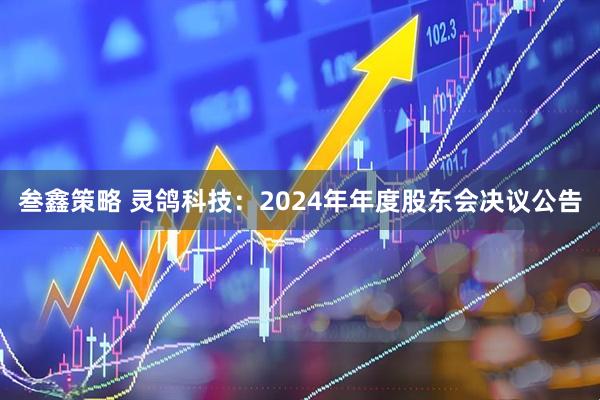 叁鑫策略 灵鸽科技：2024年年度股东会决议公告